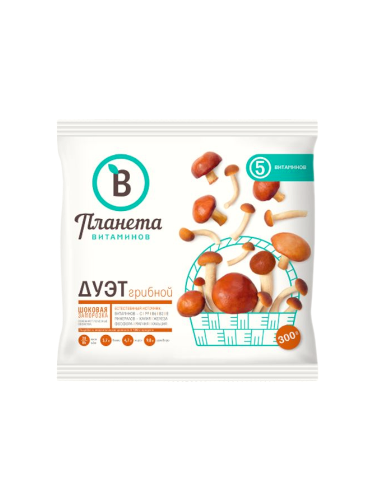 ПЛАНЕТА ВИТАМИНОВ 300Г ДУЭТ ГРИБНАЯ СМЕСЬ